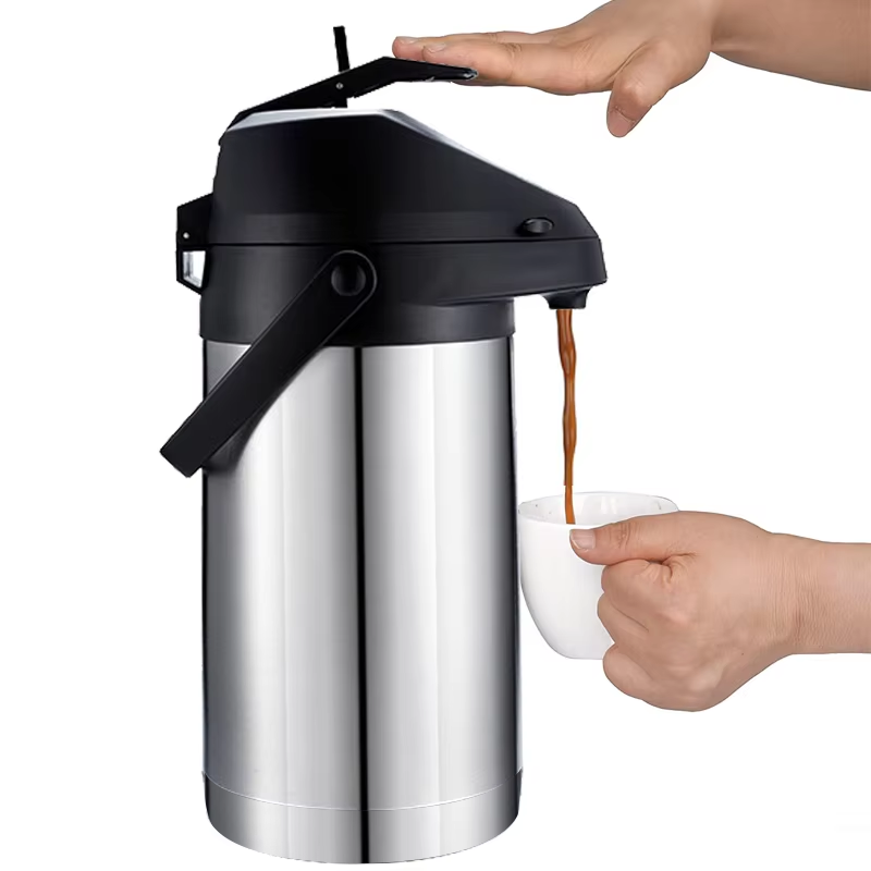 Coffee Tea Urn - Airpot Coffee Dispenser with Pump for