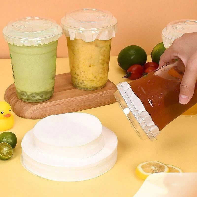 Coffee Tea Paper Cups - 【M】500Pcs Disposable Leak Proof Coffee Spill