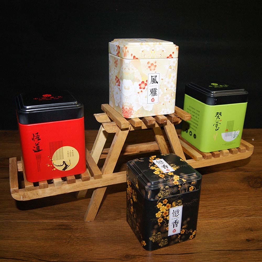 Coffee Tea Sugar Canister Set - Chinese style Small For Sugar Solid