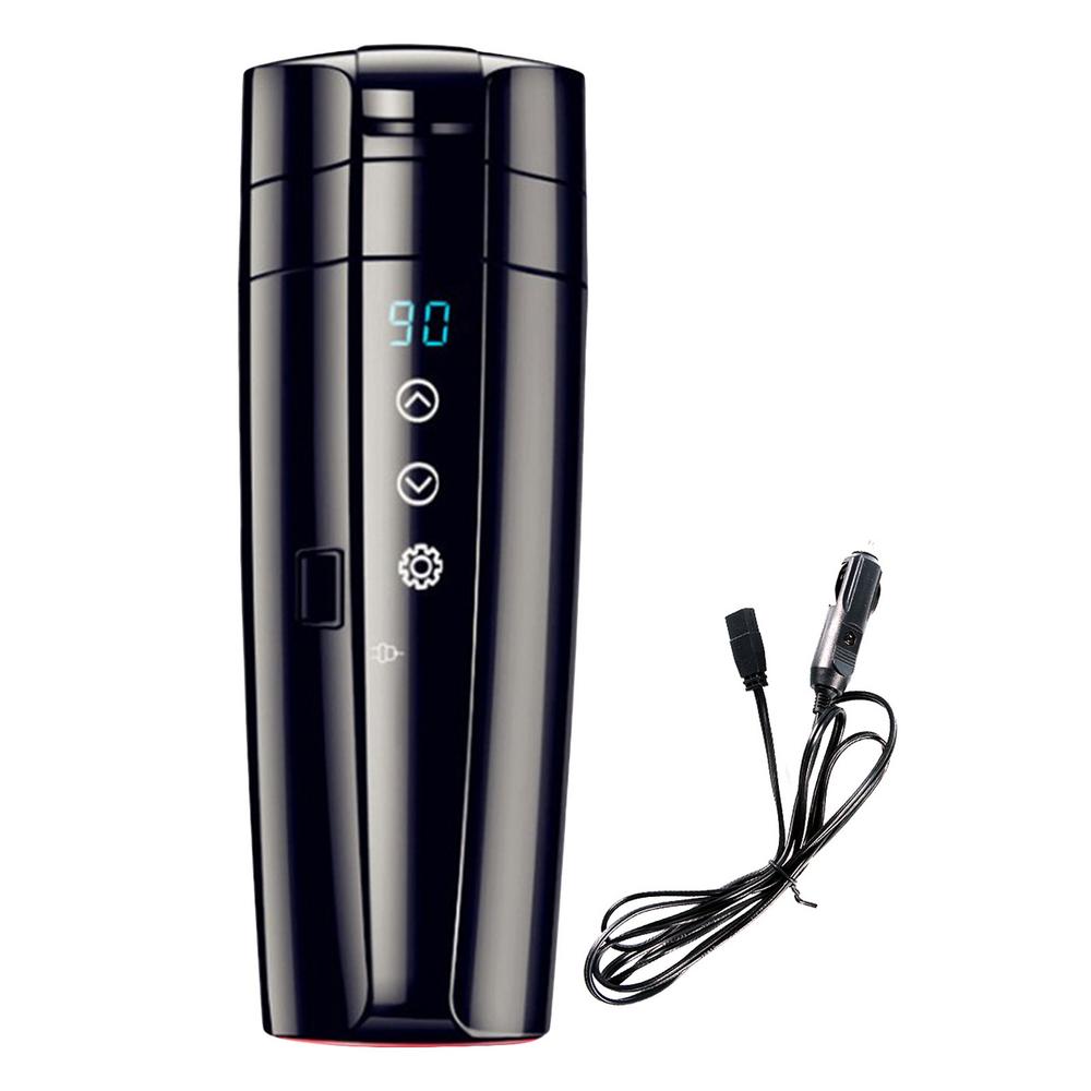 Coffee Tea Display - 400ml Portable Car Heating Cup 12V