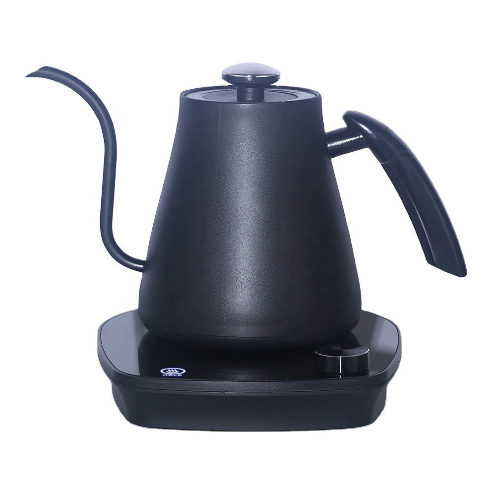 Coffee Tea Maker - Smart Wood Grain Electric Gooseneck Kettle