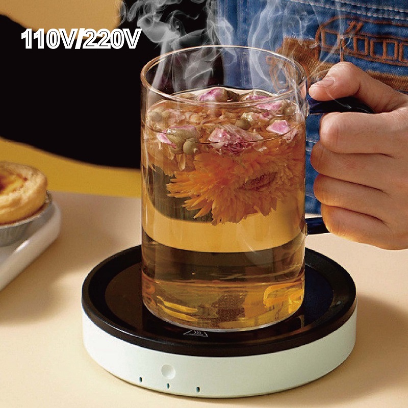 Coffee Tea Maker - 110V/220V Cups Heater Adjust Temperature Hot