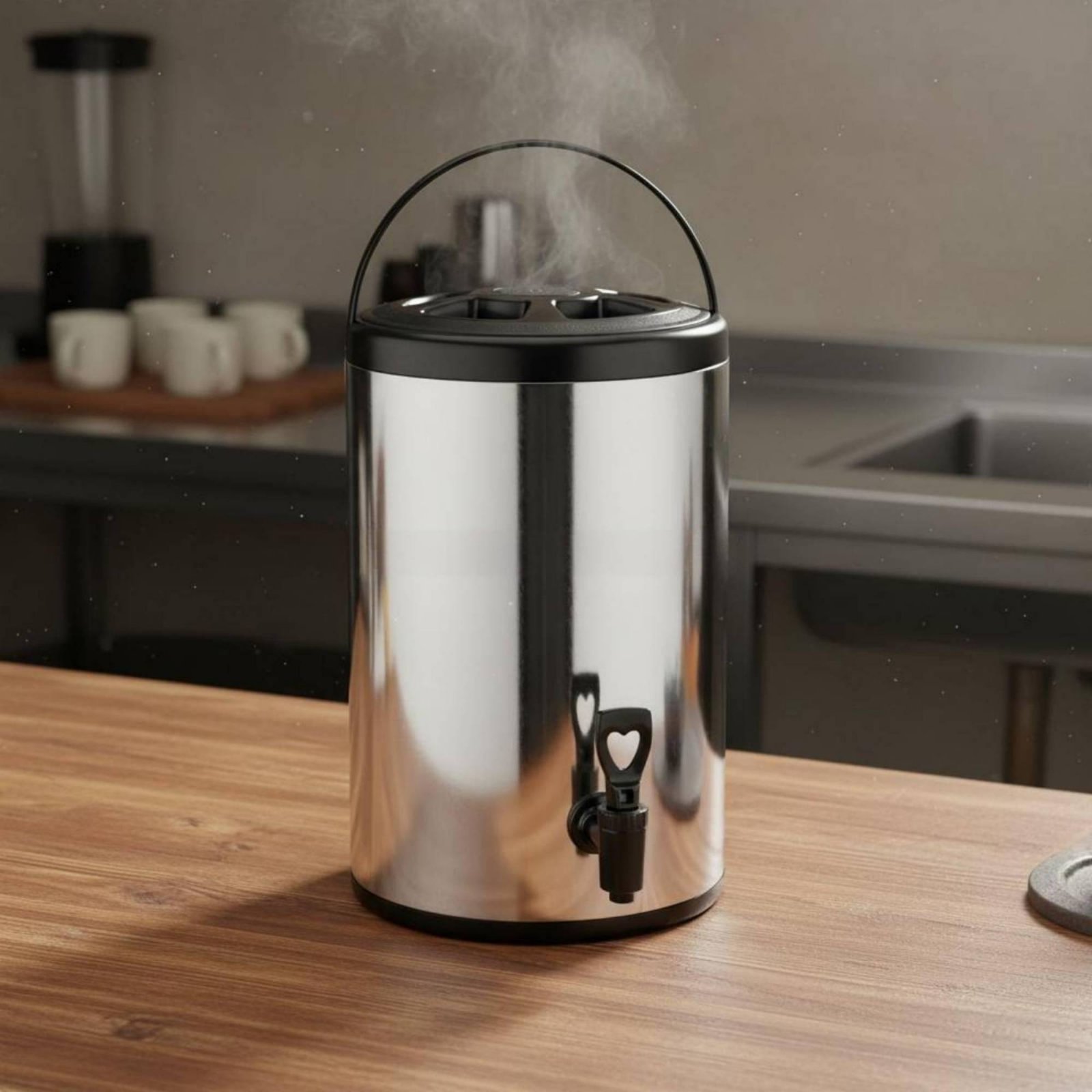Coffee Tea Urn - Professional Milk Tea Barrel Rust-Resistant Stainless
