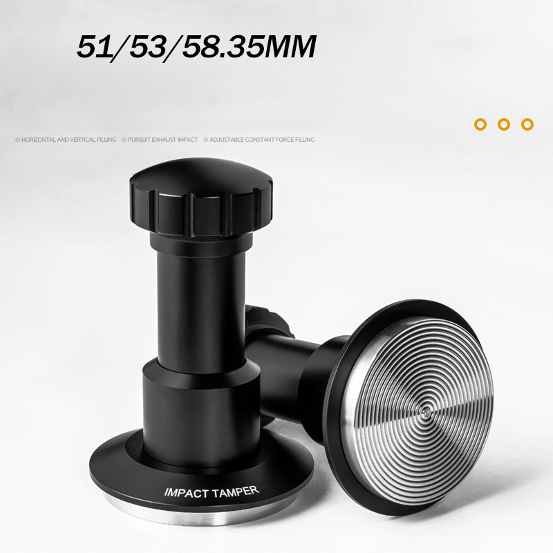 Coffee Tamper Leveler - 51/53/58mm Coffee Impact Tamper Stainless Steel