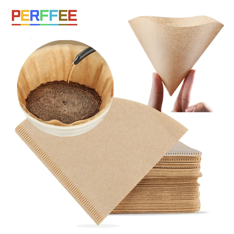 Coffee Tea Paper Cups - Filter Paper 01 02 V Shape