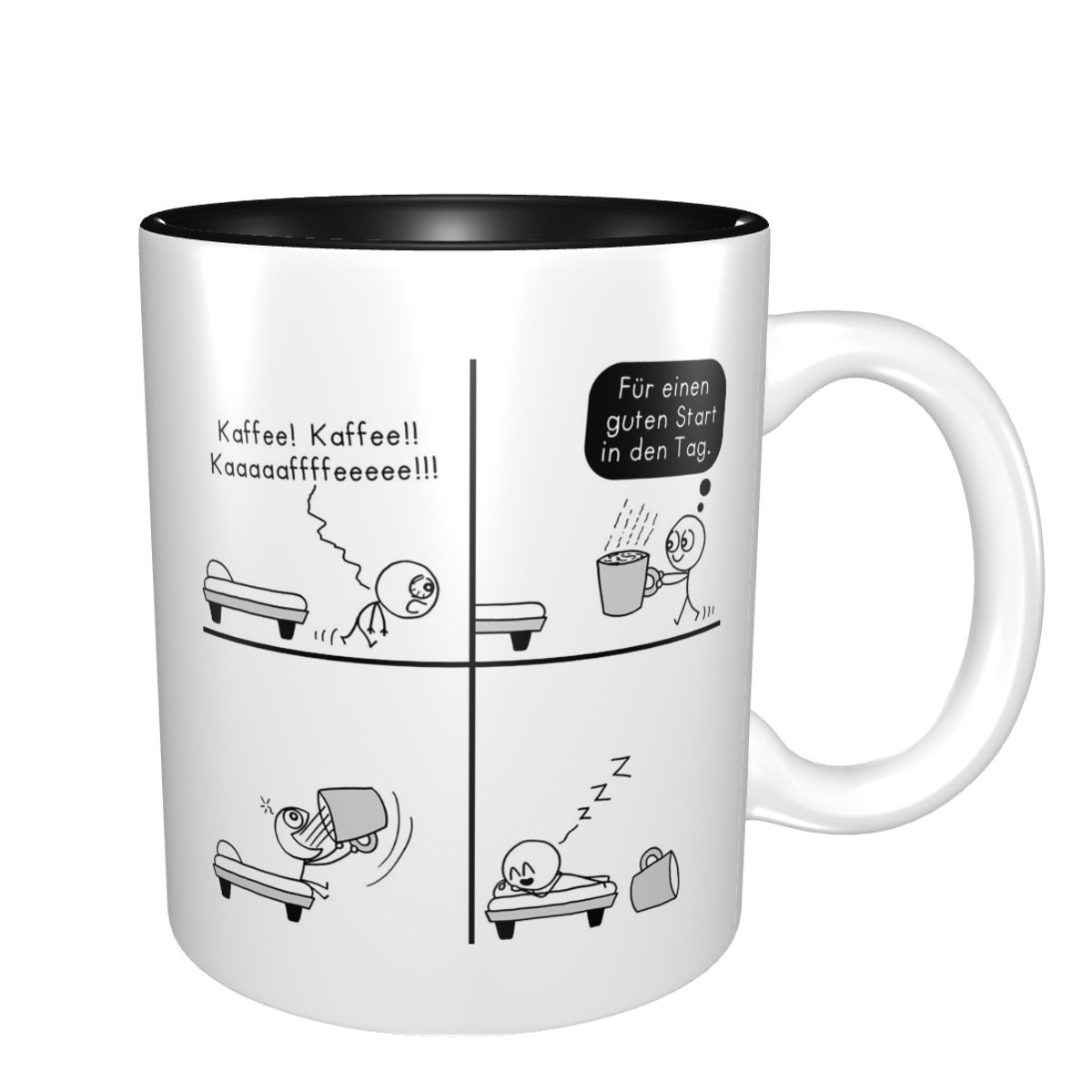 Morning Tea Coffee - Morning Coffee Mug Funny Ceramic Coffee