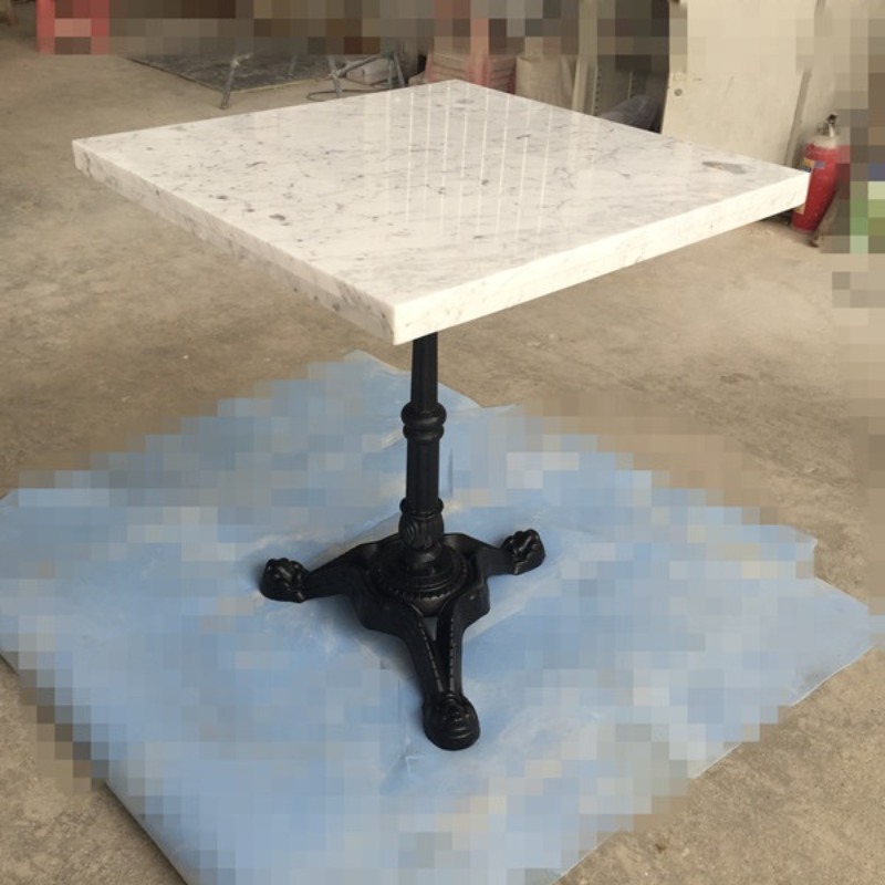Coffee Or Tea Please - Round or square marble top metal