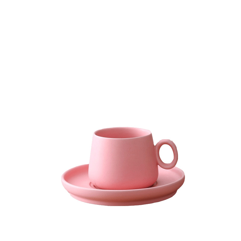 Morning Tea Coffee - INS Macaron Matte Ceramic Coffee Cup