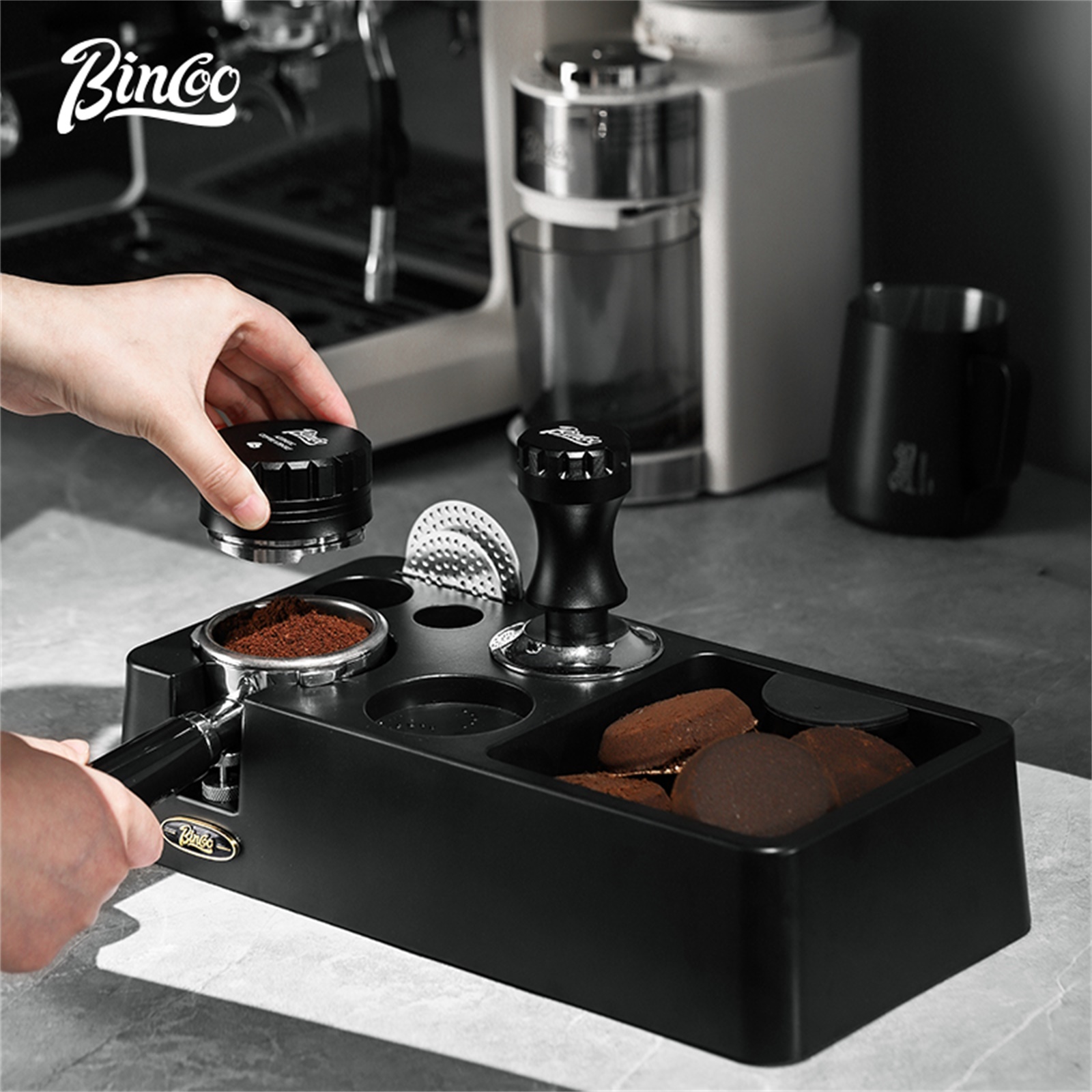 Bincoo Coffee Distributor 51/5 - Coffee Tamper Leveler recension och pris