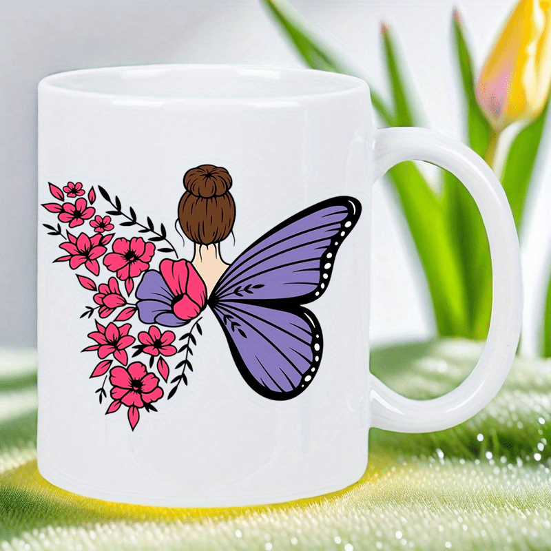Butterfly and Blossoms Ceramic - Morning Tea Coffee recension och pris