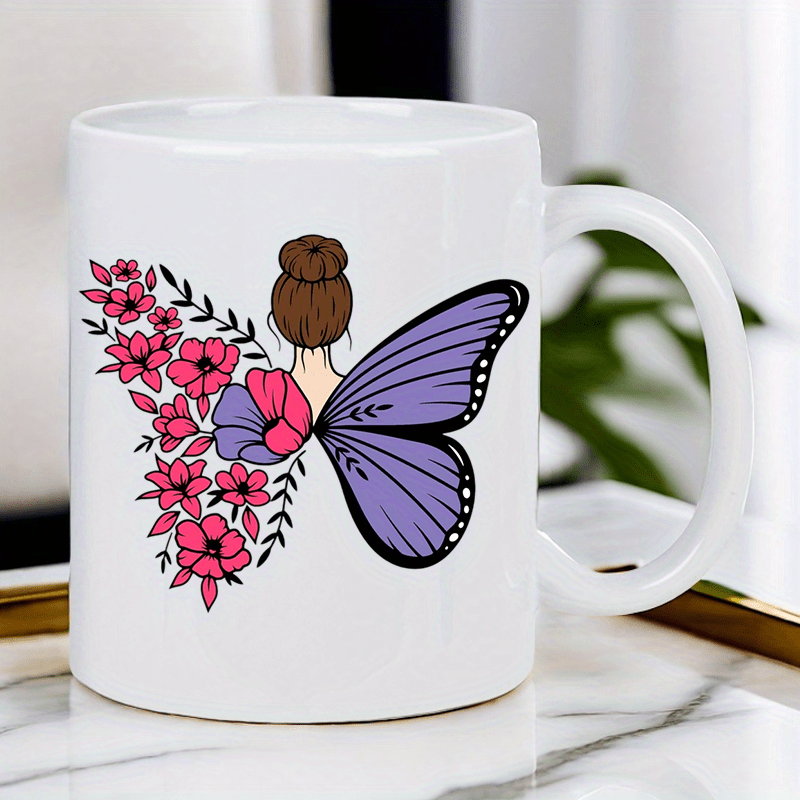 Butterfly and Blossoms Ceramic - Morning Tea Coffee recension och pris