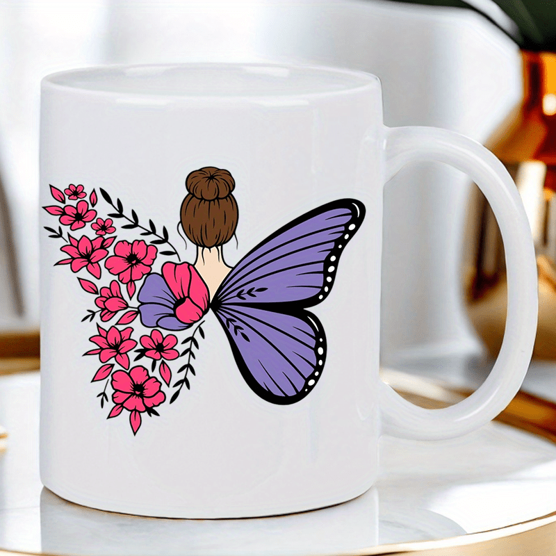 Butterfly and Blossoms Ceramic - Morning Tea Coffee recension och pris