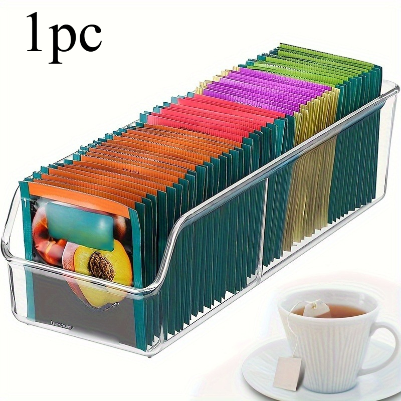 1pc Clear Tea Bag Organizer Bo - Coffee Tea Sugar Canister Set recension och pris