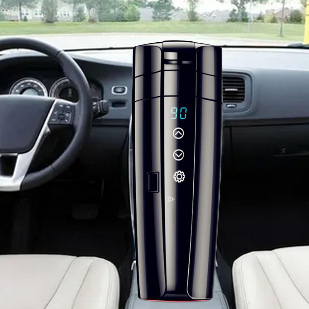 400ml Portable Car Heating Cup - Coffee Tea Display recension och pris