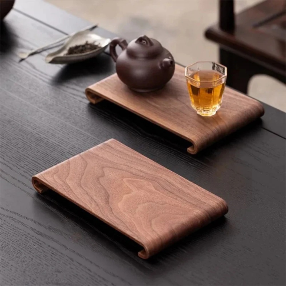 Wooden Coffee Tea Tray Rectang - Coffee Tea Display recension och pris
