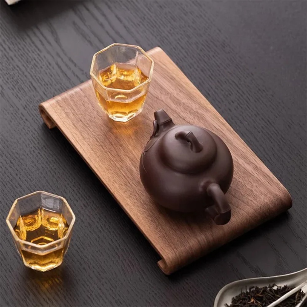 Wooden Coffee Tea Tray Rectang - Coffee Tea Display recension och pris