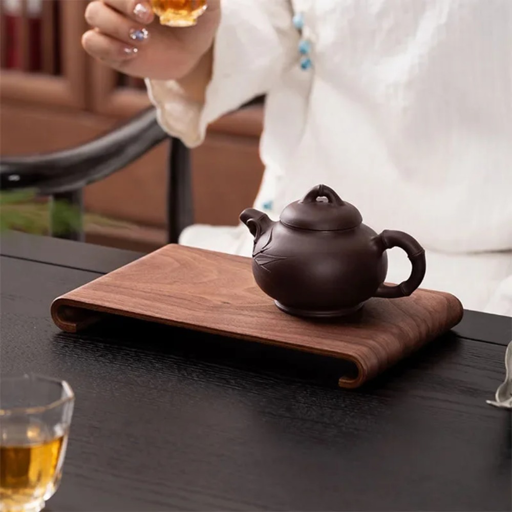 Wooden Coffee Tea Tray Rectang - Coffee Tea Display recension och pris