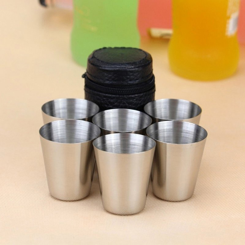 4/6Pcs Stainless Steel Cups Mi - Coffee Tea Sugar Canister Set recension och pris
