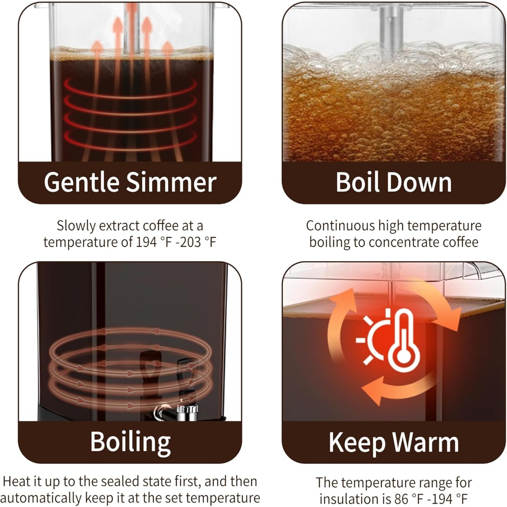 Commercial Coffee Maker 10L Ho - Coffee Tea Urn recension och pris