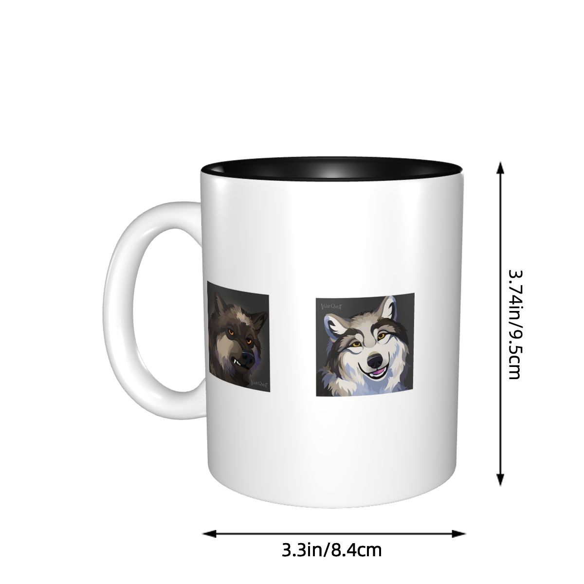 WolfQuest Morning Face Mug Fun - Morning Tea Coffee recension och pris