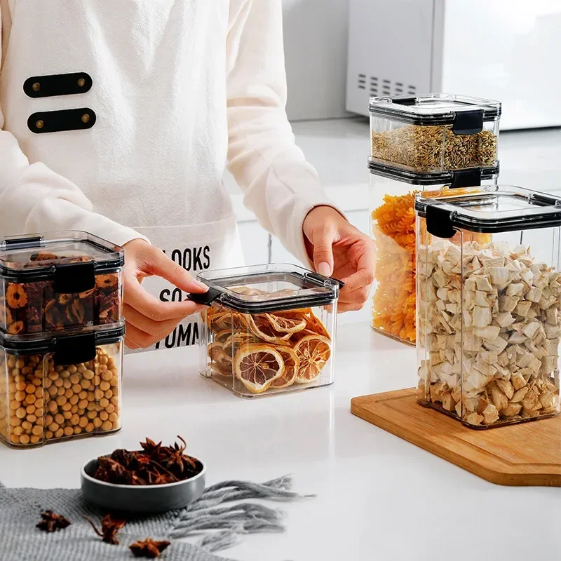 460-1800ml Sets Stackable Kitc - Coffee Tea Sugar Canister Set recension och pris