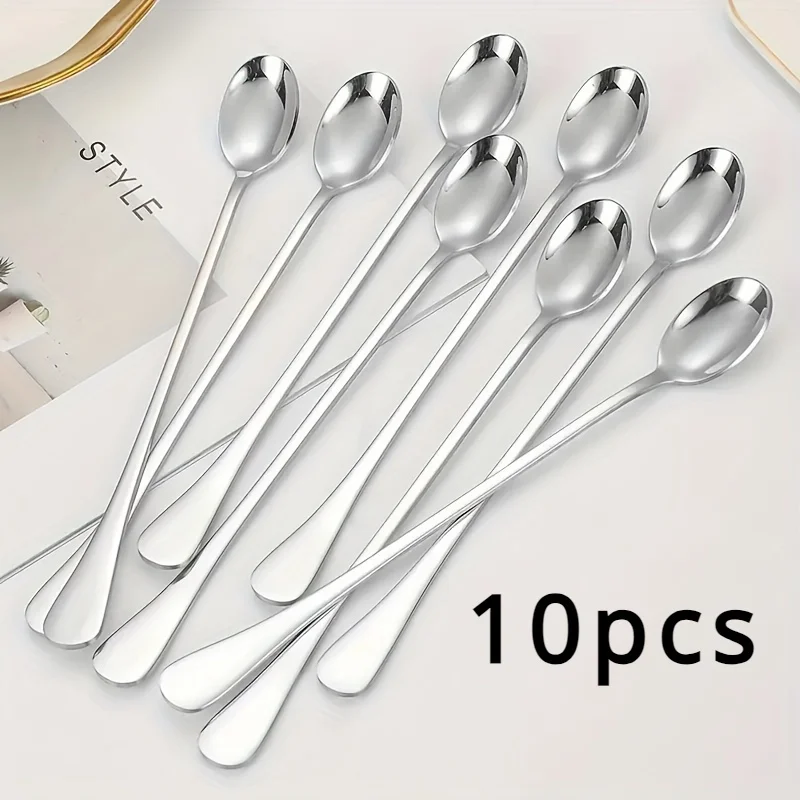 Stainless Steel 1/10pcs Long H - Coffee Tea Sugar Canister Set recension och pris