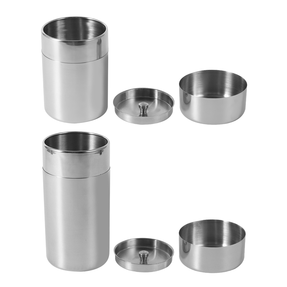 Stainless Steel Tea Leaf Tins  - Coffee Tea Sugar Canister Set recension och pris