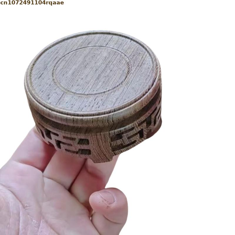 Exquisite Miniature Round Wood - Coffee Tea Display recension och pris