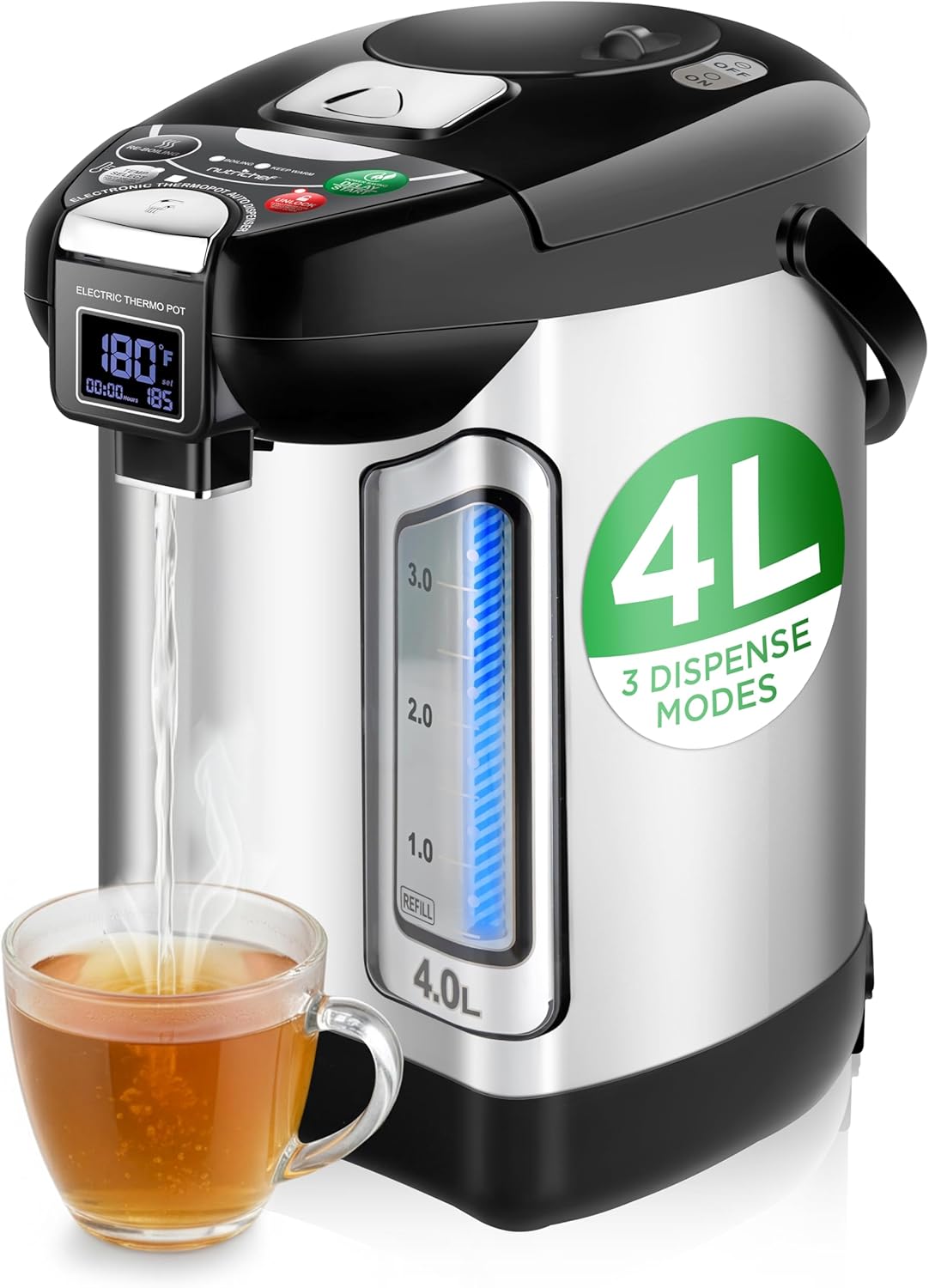 4L Electric Hot Water Dispense - Coffee Tea Display recension och pris