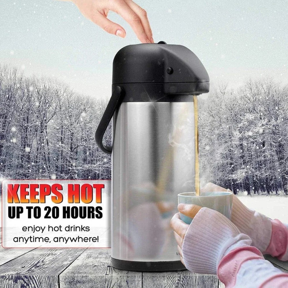 Stainless Steel Airpot Dispens - Coffee Tea Urn recension och pris