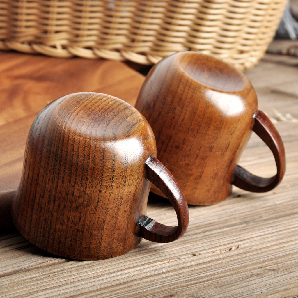 Wooden Coffee Mug Handcrafted  - Morning Tea Coffee recension och pris