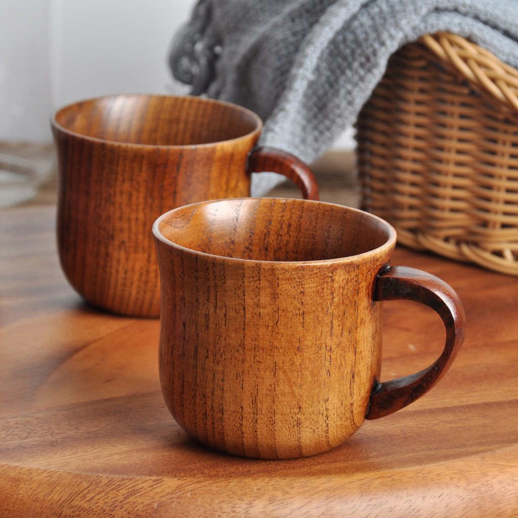 Wooden Coffee Mug Handcrafted  - Morning Tea Coffee recension och pris