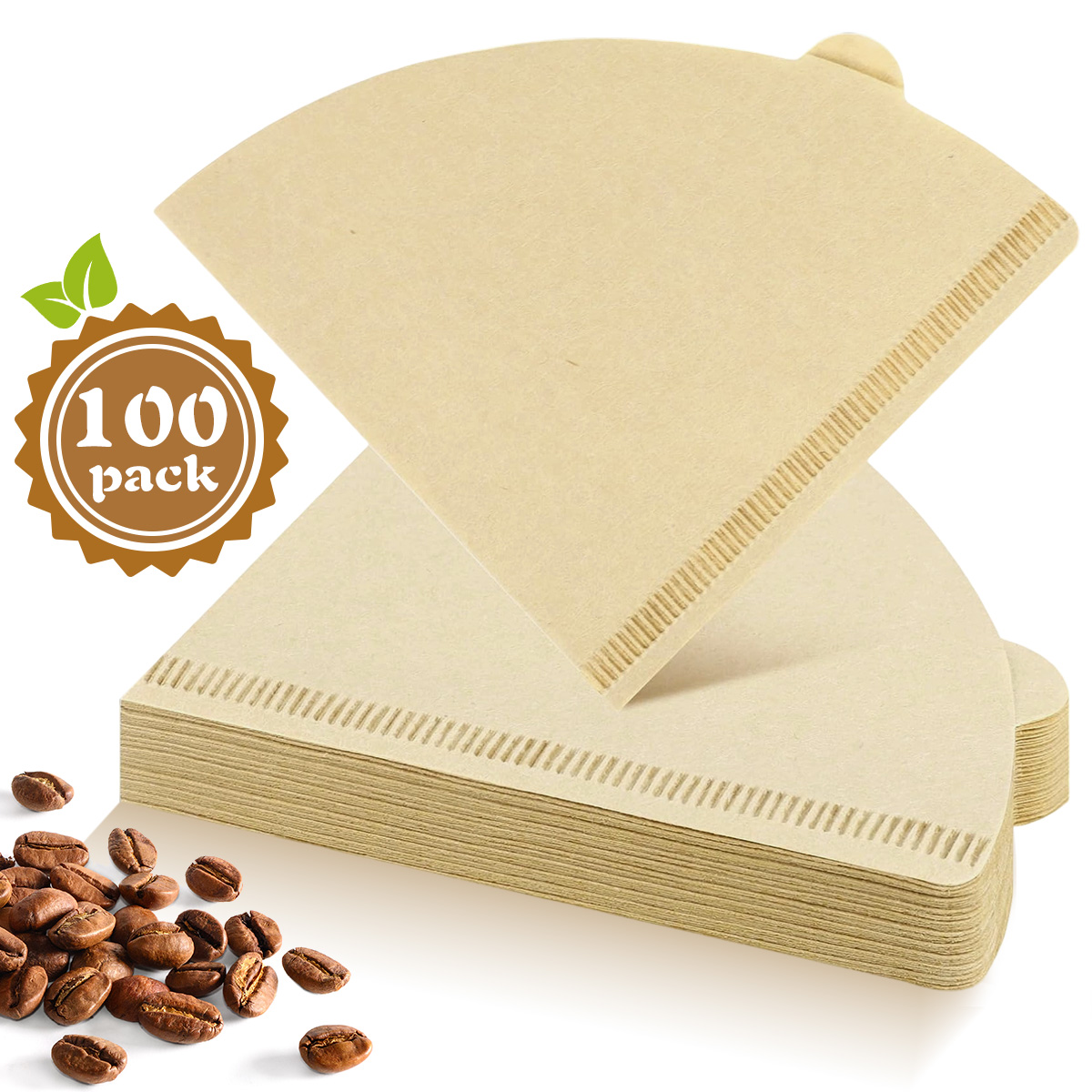 100/200 Count Cone Coffee Filt - Coffee Tea Paper Cups recension och pris