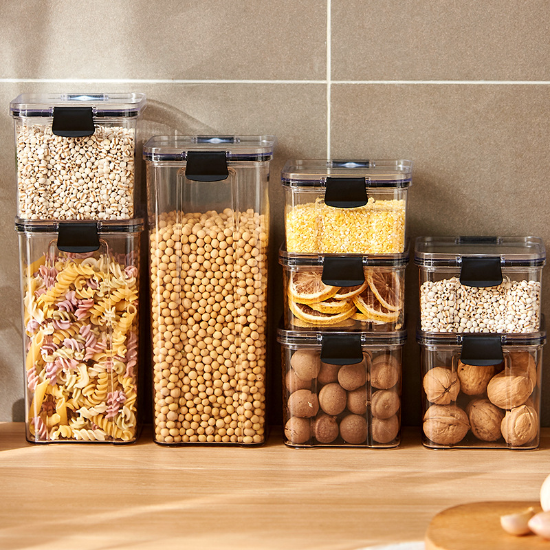 Sealed Jars Kitchen Grain Stor - Coffee Tea Sugar Canister Set recension och pris