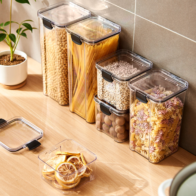 Sealed Jars Kitchen Grain Stor - Coffee Tea Sugar Canister Set recension och pris