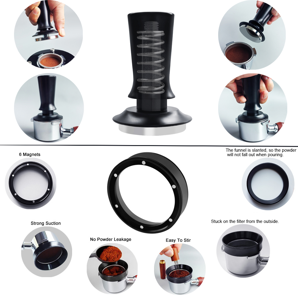 51/53/58mm Espresso Tamper, 5P - Coffee Tamper Leveler recension och pris