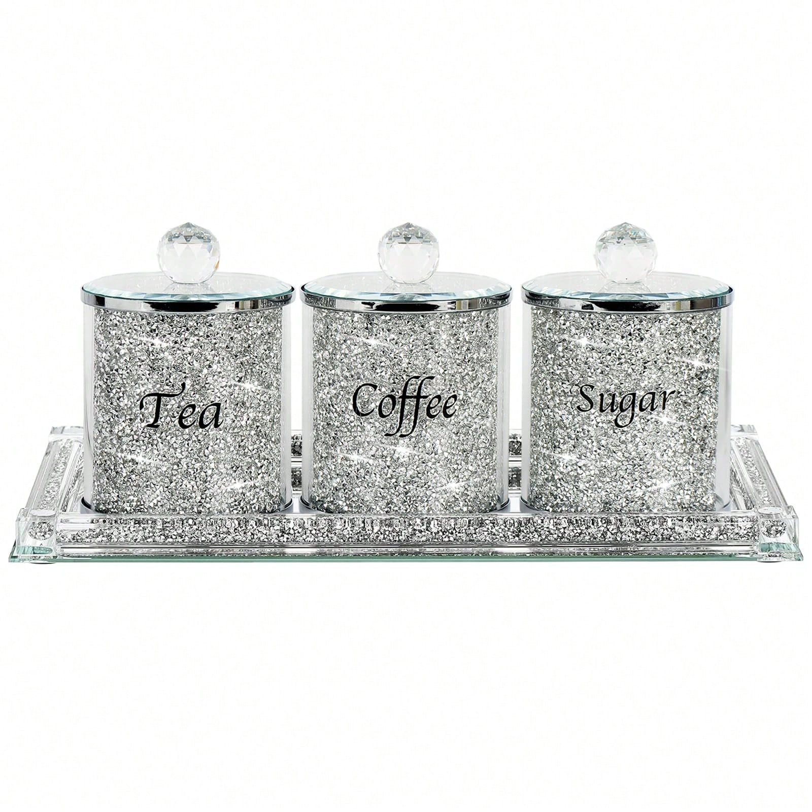 Coffee Sugar Tea Canister Set  - Coffee Tea Sugar Canister Set recension och pris