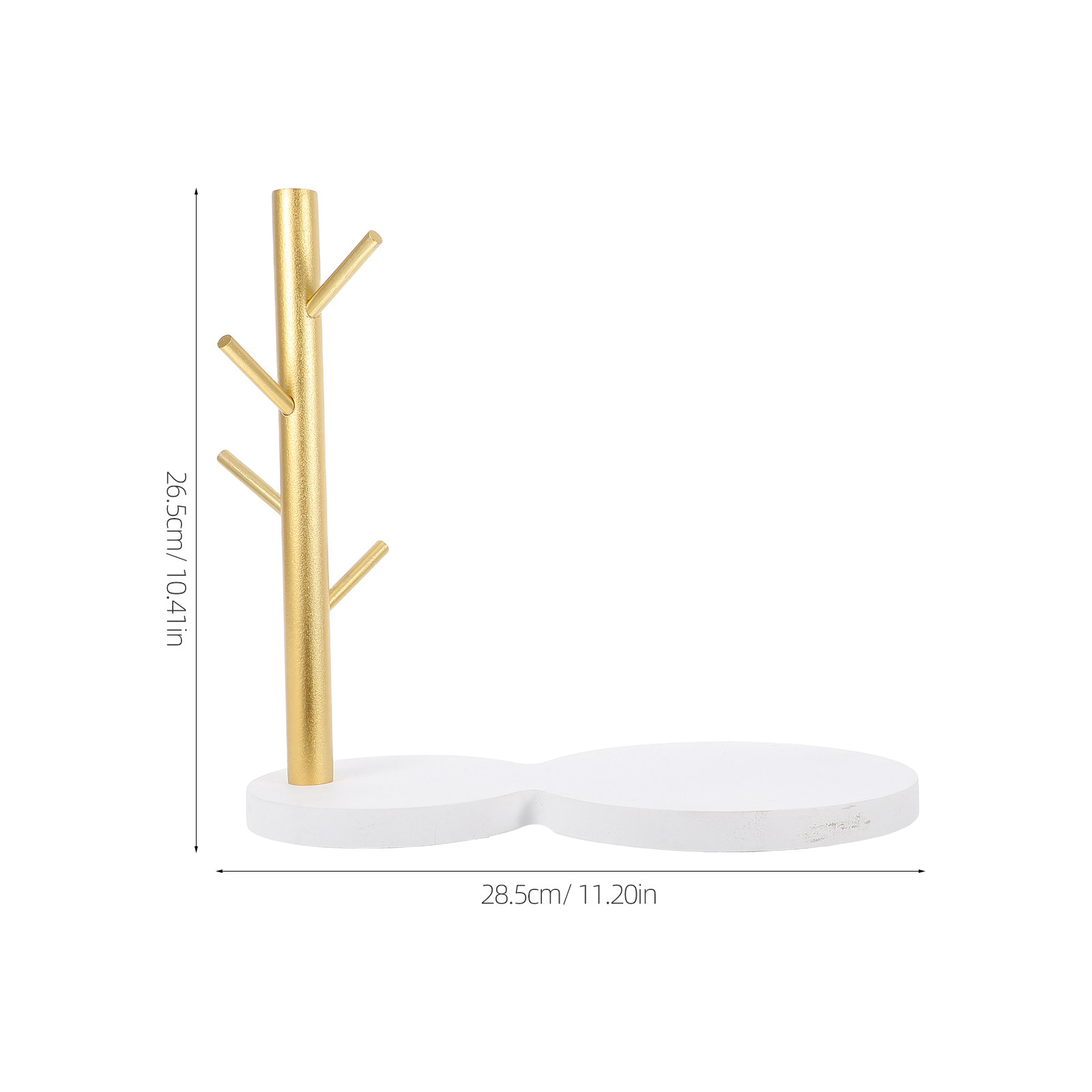 Wooden Tea Cup Storage Rack Ea - Coffee Tea Display recension och pris
