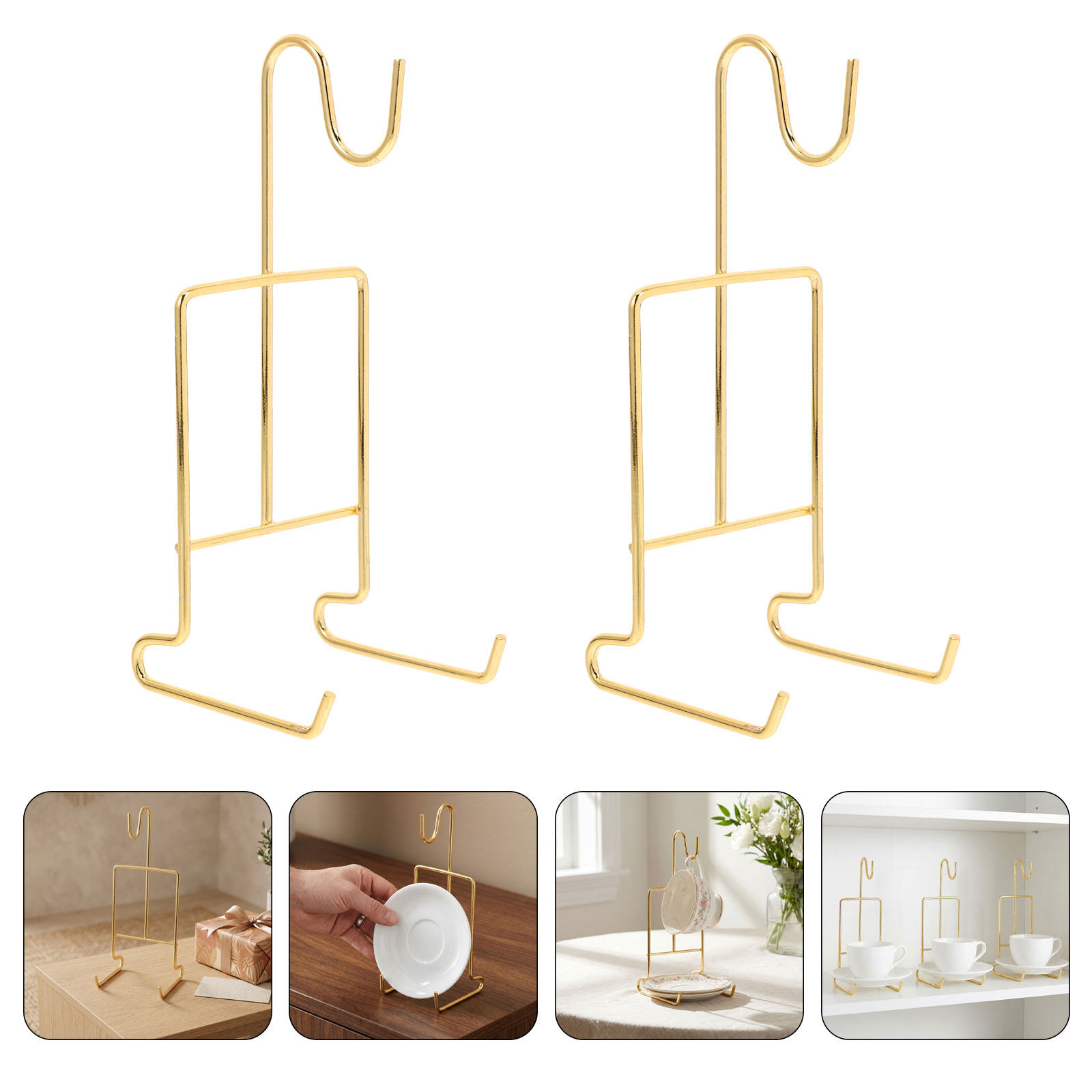 6Pcs Tea Cup Display Stand Met - Coffee Tea Display recension och pris