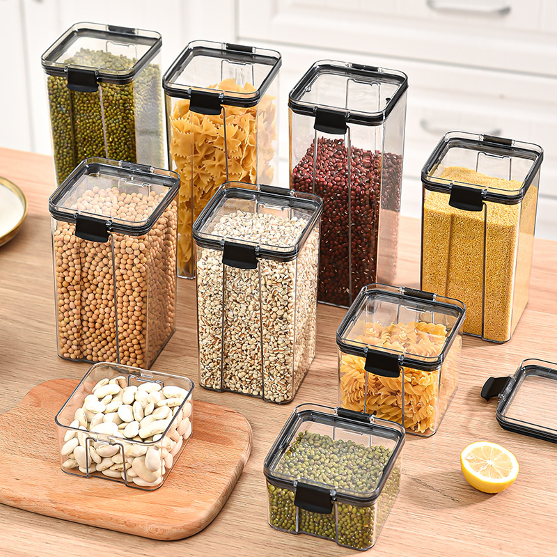 1-4PCS Sealed Jars Kitchen Org - Coffee Tea Sugar Canister Set recension och pris