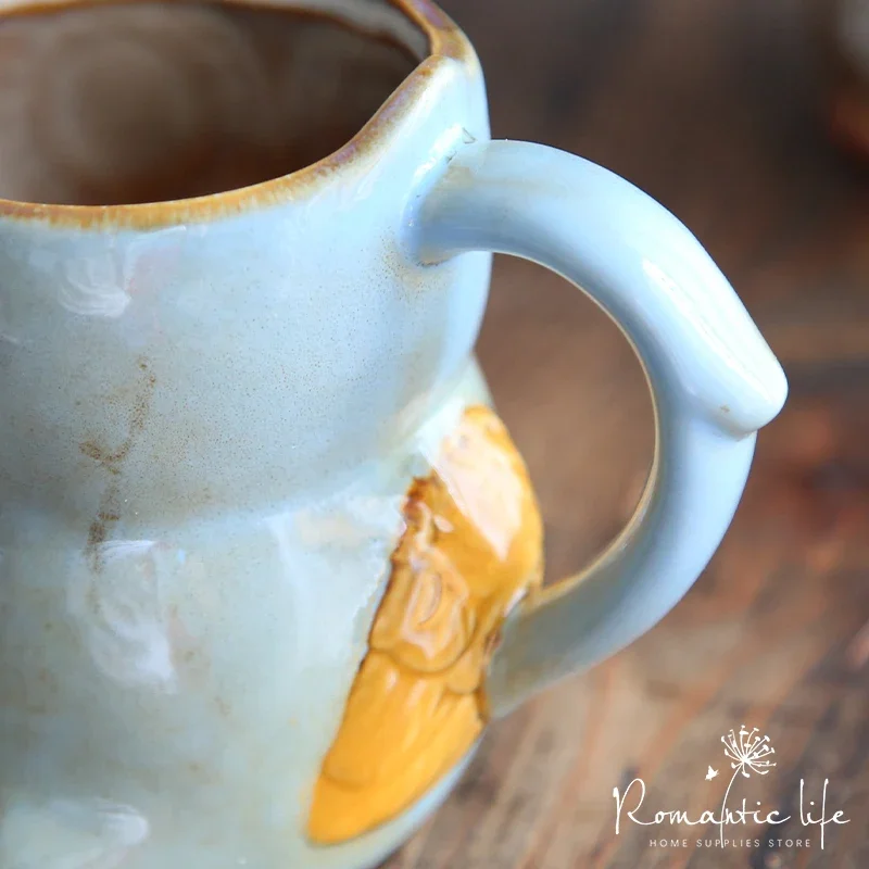 Cute Owl Cartoon Coffee Drinkw - Morning Tea Coffee recension och pris