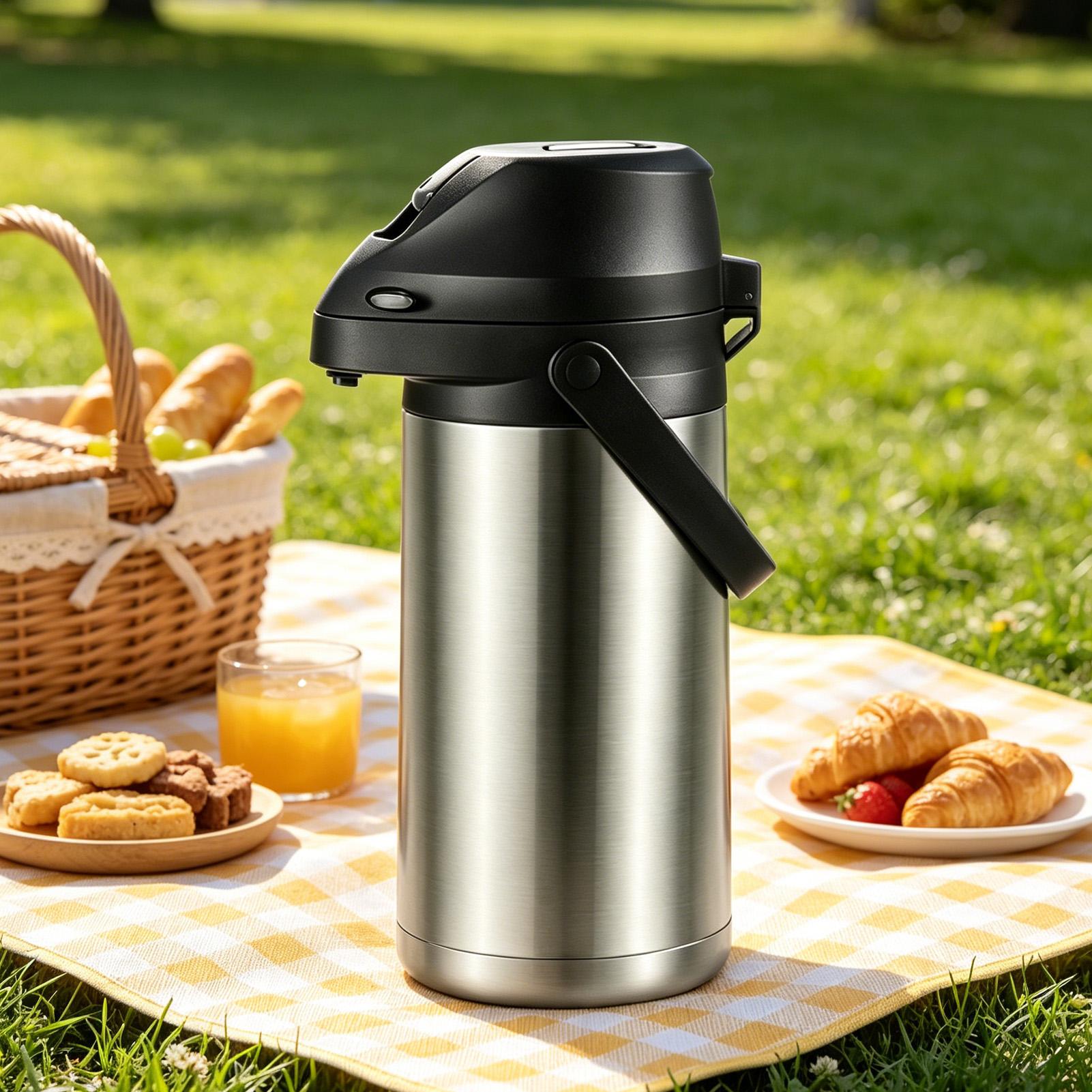 Stainless Steel Airpot Dispens - Coffee Tea Urn recension och pris