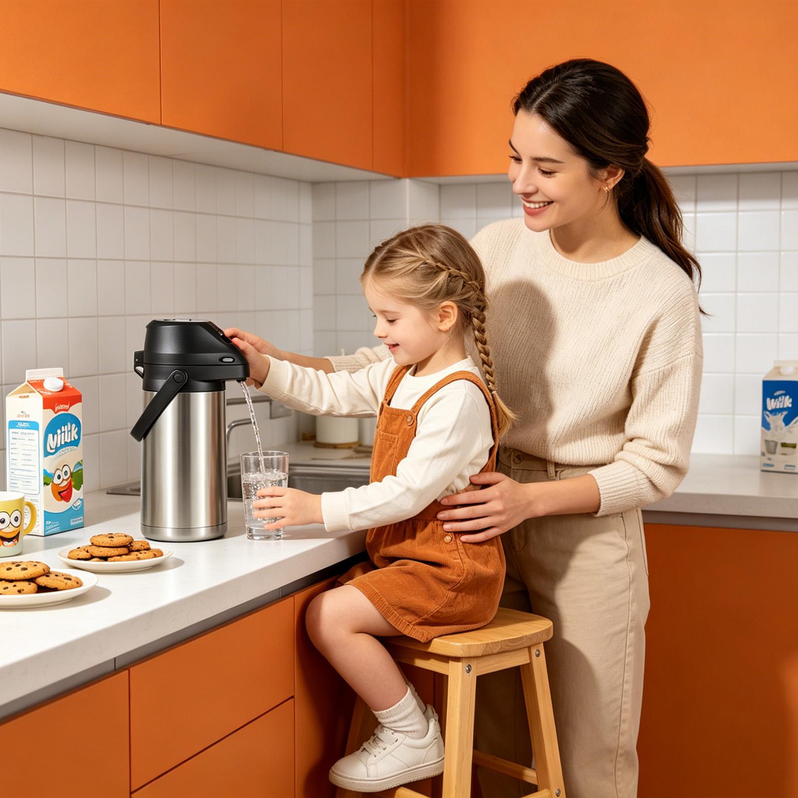 Stainless Steel Airpot Dispens - Coffee Tea Urn recension och pris