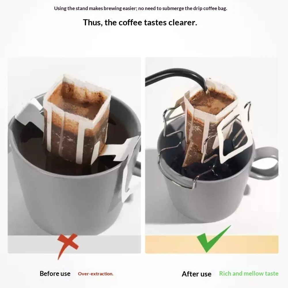 Coffee Bag Holder 304 Stainles - Coffee Tea Paper Cups recension och pris