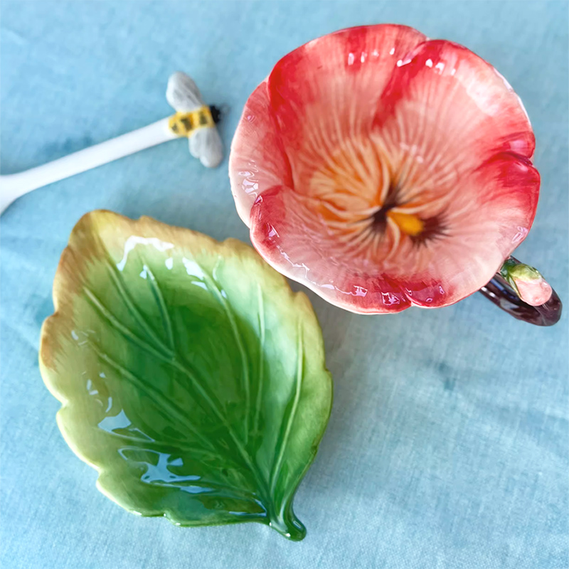 Ceramic Flower Coffee Cup with - Coffee Or Tea Please recension och pris
